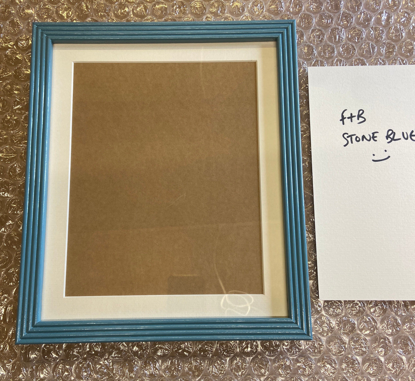 Beautiful hand painted 20mm reeded picture frames in F&B colours bespoke made to order any size avail