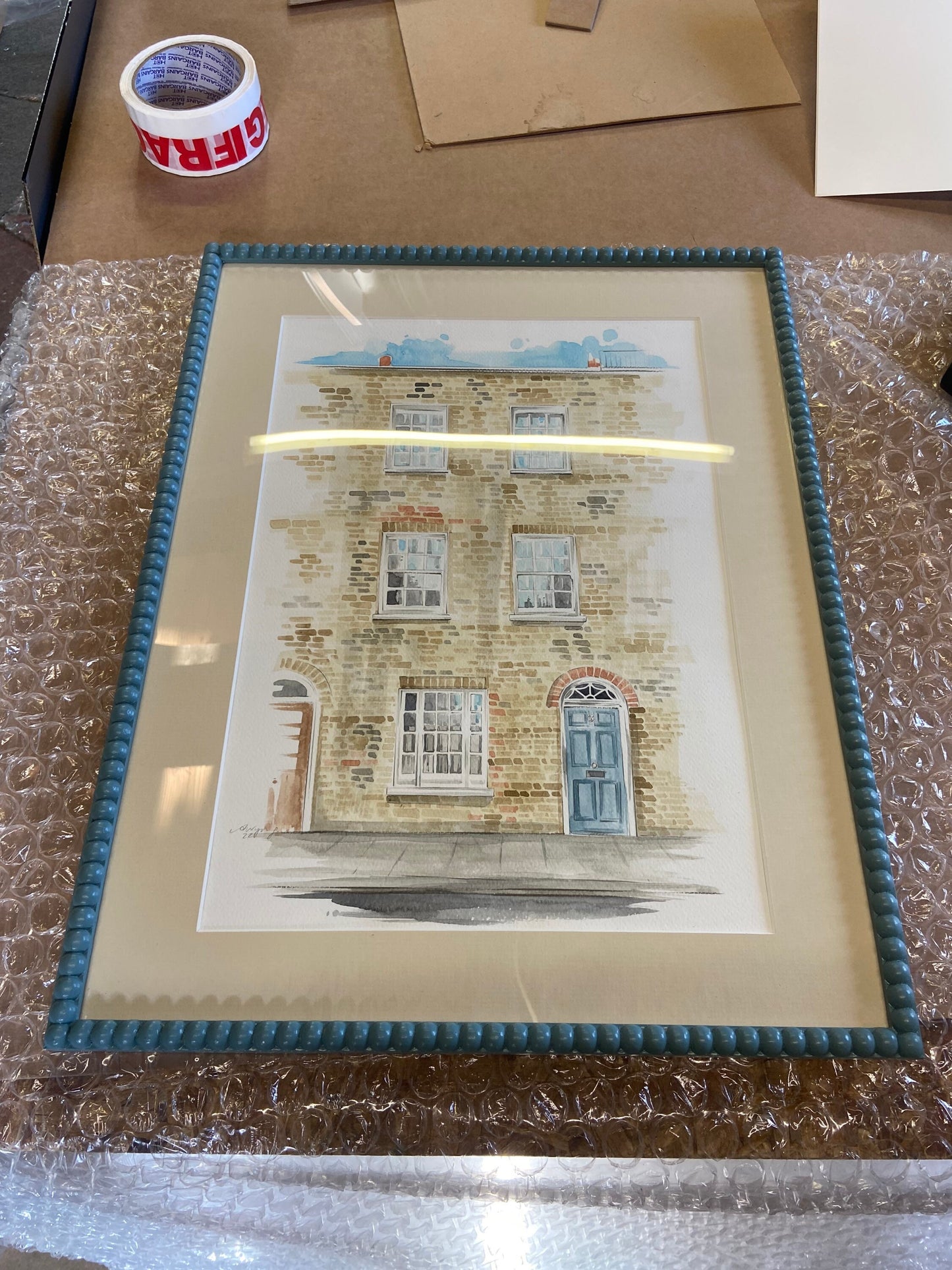 Beautiful handmade 15mm bobbin Bobby picture frames made to order, any colour from farrow & ball or little greene range avail as well
