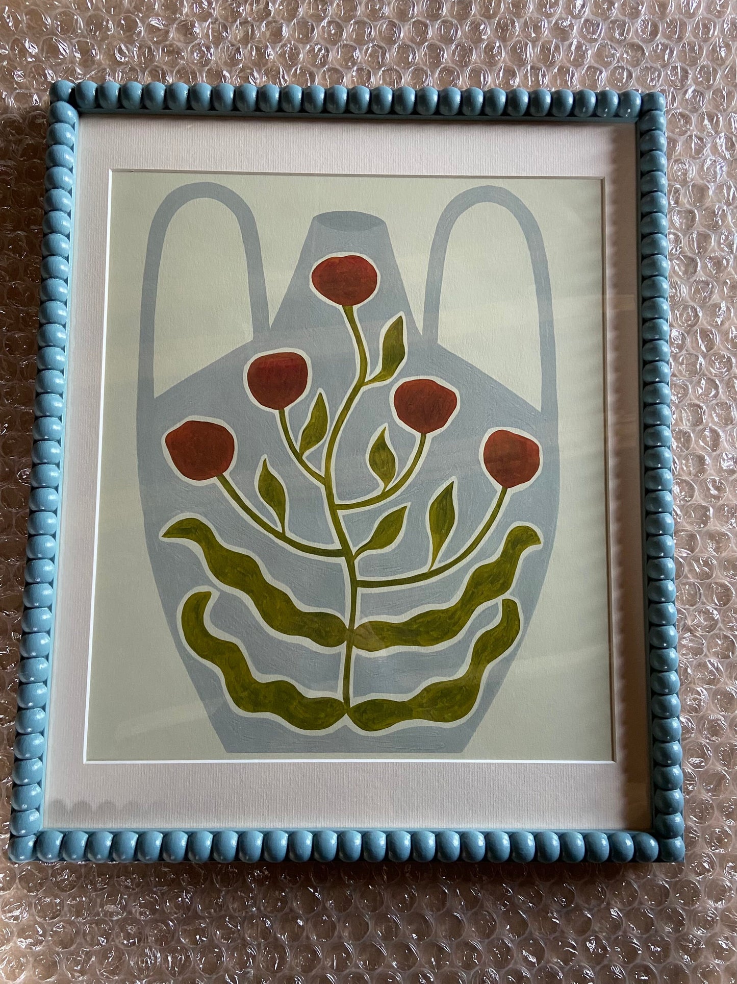 Exclusive 20mm hand painted oak bobbin bobble picture frame 8x6 12x10 16x12 A4 A3 14x11 18x12 20x16 24x16 30x20 36x24 48x36 A1 A2