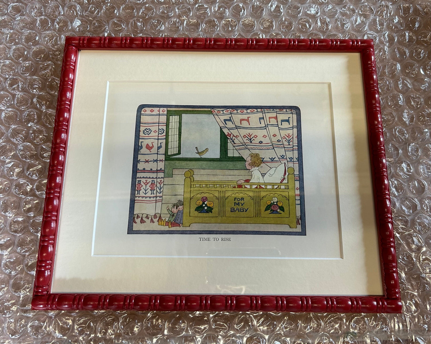 Bobbin & beads hand painted wood picture photo frame made to order all sizes A1 A2 A3 A4 A5 6x4 7x5 8x6 9x7 10x8 11x9 12x8 12x10 14x11 16x12