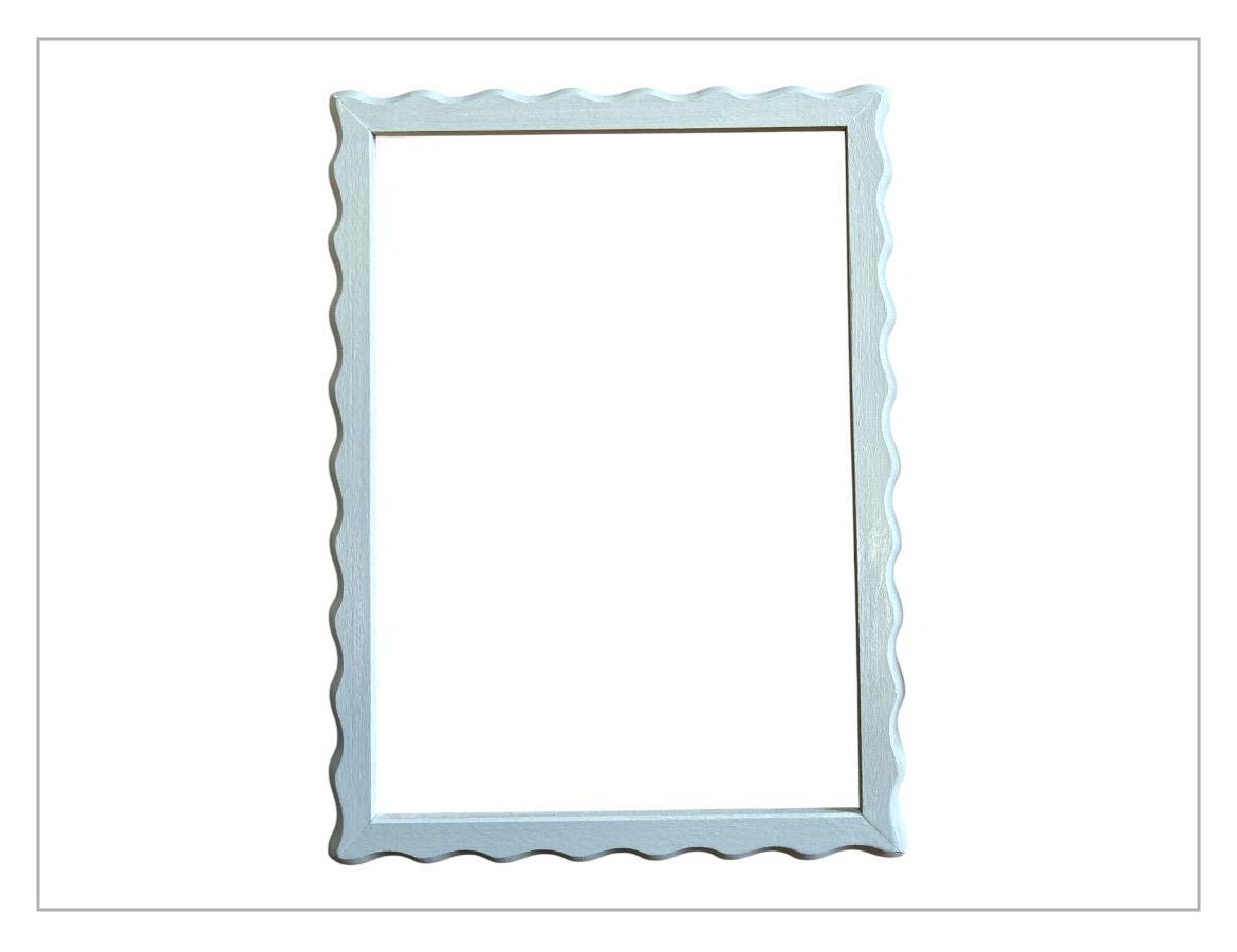 Wavy Wiggle Picture Frame — 20mm, Hand Painted, Bespoke Made to Order