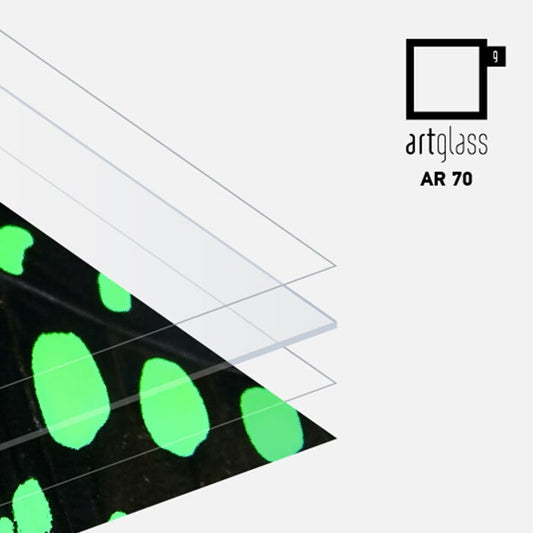 UV Artglass AR70 anti reflective invisible glass upgrade 2mm thick