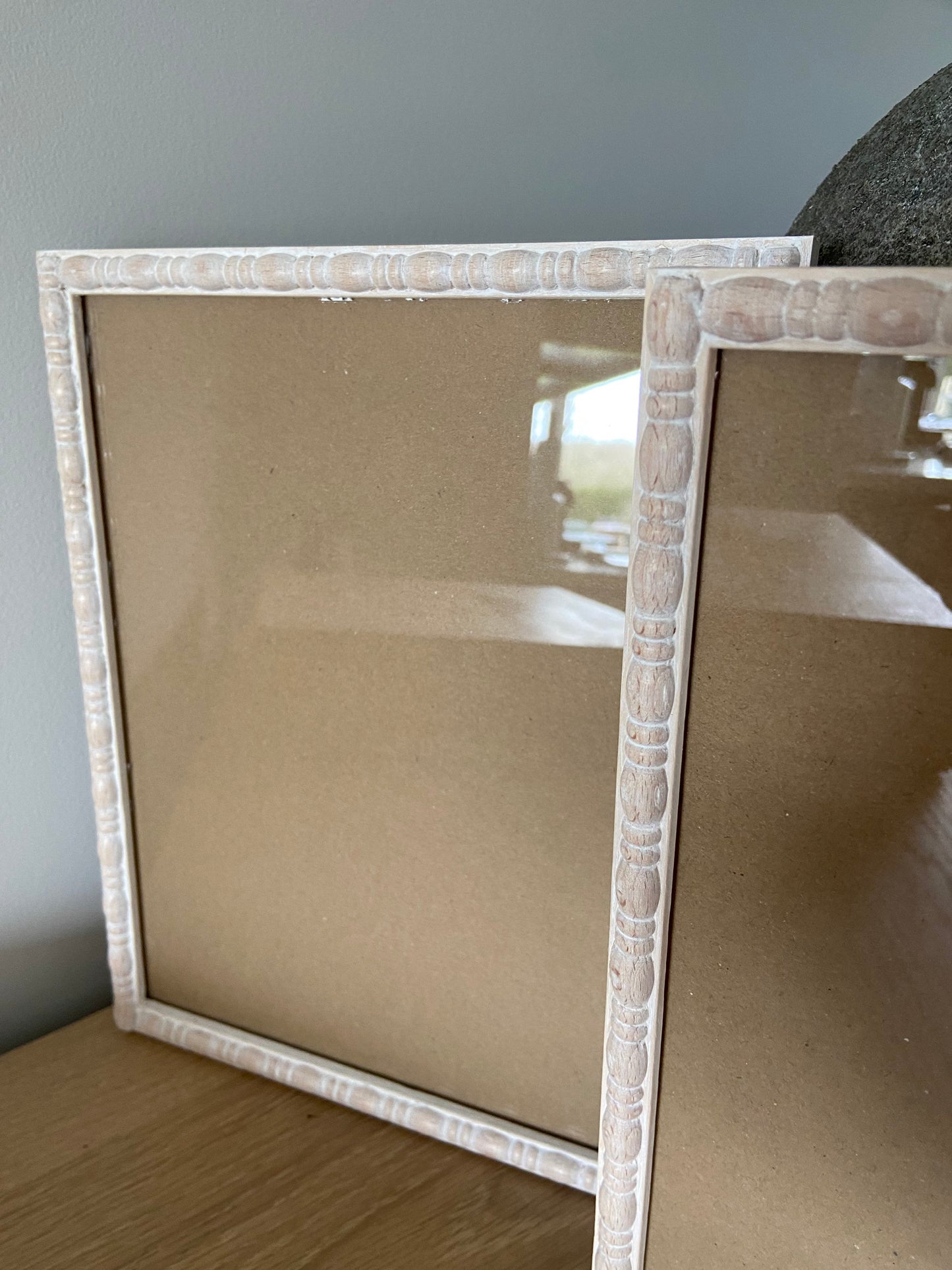 Bobbin & beads hand painted wood picture photo frame made to order all sizes A1 A2 A3 A4 A5 6x4 7x5 8x6 9x7 10x8 11x9 12x8 12x10 14x11 16x12