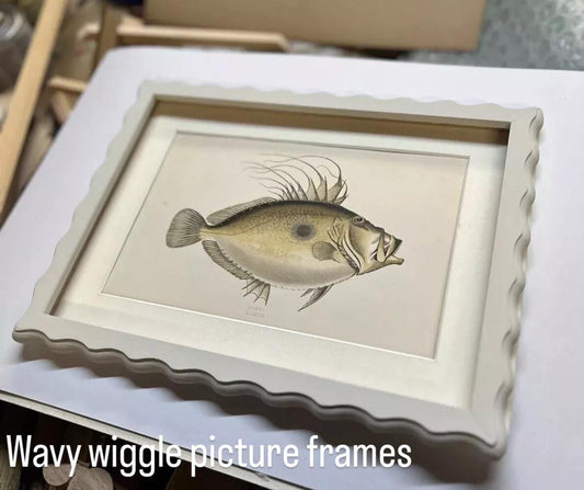 Wavy Wiggle Picture Frame — 20mm, Hand Painted, Bespoke Made to Order