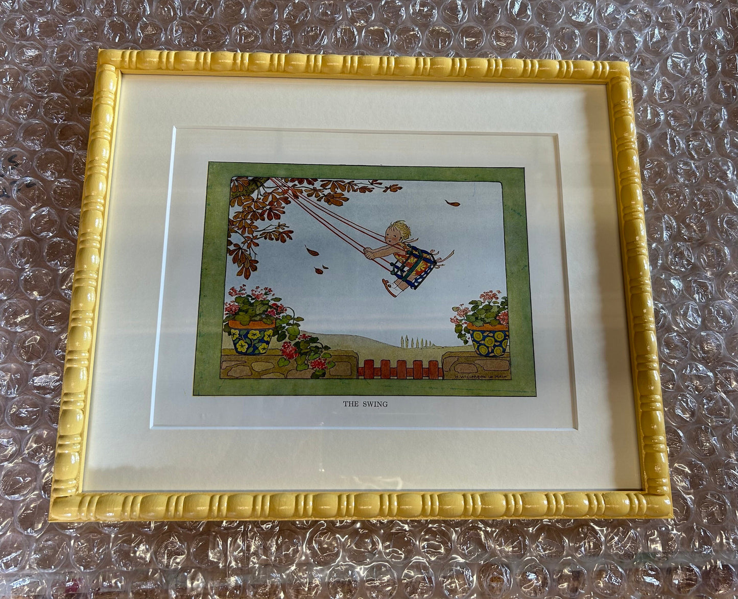 Bobbin & beads hand painted wood picture photo frame made to order all sizes A1 A2 A3 A4 A5 6x4 7x5 8x6 9x7 10x8 11x9 12x8 12x10 14x11 16x12